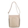 Chiara K 7053 bézs arany rostbőr táska