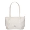 Chiara M 8054 fehér rostbőr táska