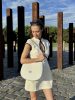 Chiara M 8053 arany rostbőr táska