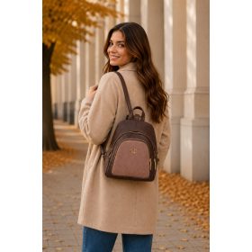 Chiara M 8033 bis barna rostbőr női táska