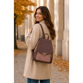 Chiara M 8033 barna rostbőr női táska