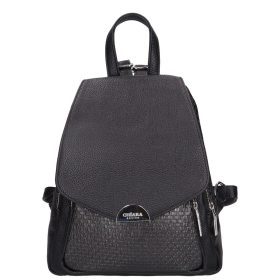 Chiara M 8033 fekete rostbőr női táska