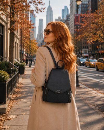 Chiara M 8033 fekete rostbőr női táska