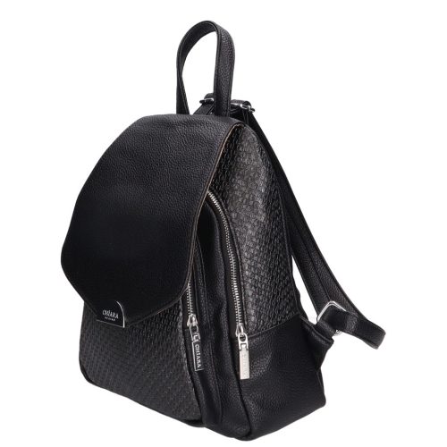 Chiara M 8033 fekete rostbőr női táska