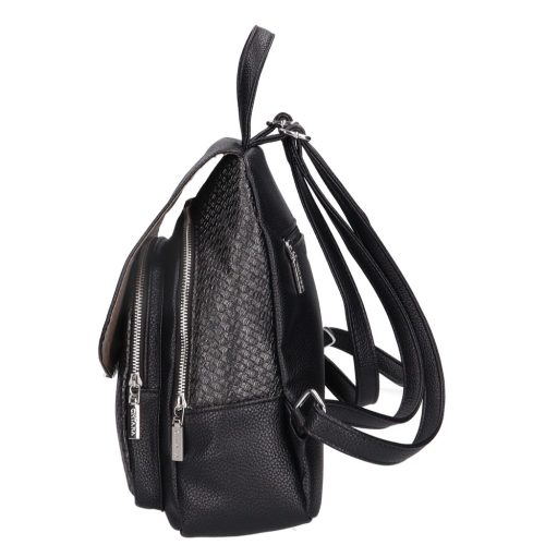 Chiara M 8033 fekete rostbőr női táska
