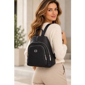 Chiara M 8033 bis fekete rostbőr női táska