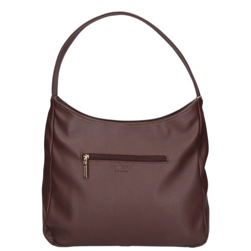 Chiara M 8035 barna velúr rostbőr női válltáska