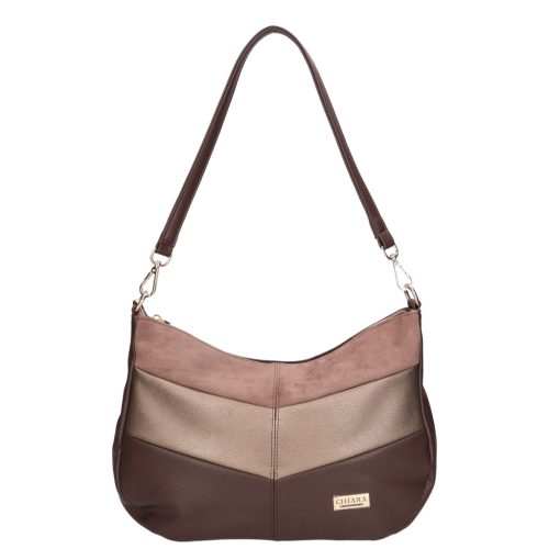 Chiara I 5079 barna bronz rostbőr női válltáska