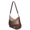 Chiara I 5079 barna bronz rostbőr női válltáska