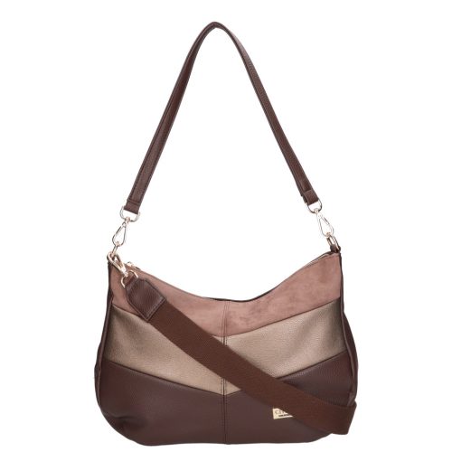Chiara I 5079 barna bronz rostbőr női válltáska