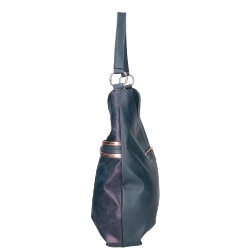 Chiara M 8060 kék rostbőr női táska