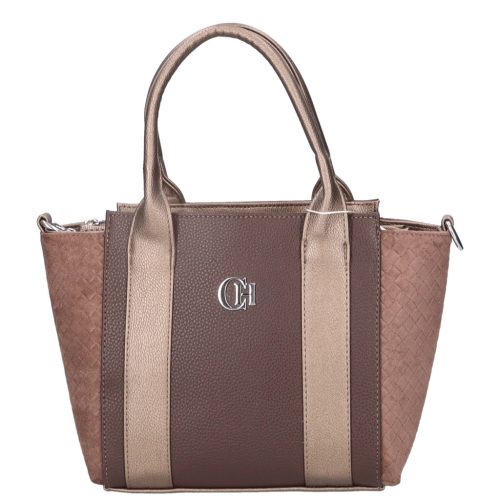 Chiara E 6000 barna bronz rostbőr női táska