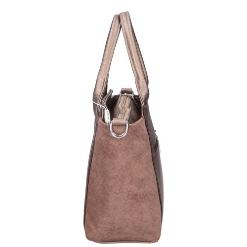 Chiara E 6000 barna bronz rostbőr női táska