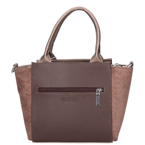 Chiara E 6000 barna bronz rostbőr női táska