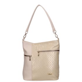 Karen 9489 bézs arany rostbőr táska