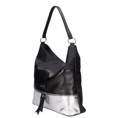 Karen rostbőr táska 1713 fekete ezüst