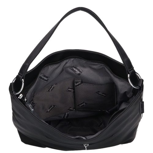 Karen rostbőr táska 1713 fekete ezüst