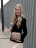 Karen rostbőr táska D 527 bronz virág
