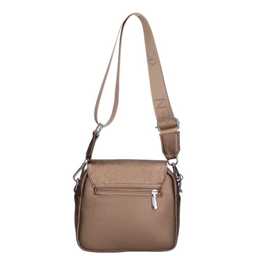 Karen rostbőr táska D 527 bronz virág