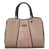 Karen D 341 fekete-bronz virág
