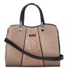 Karen D 341 fekete-bronz virág
