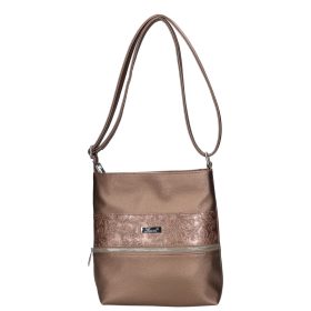Karen D 649 bis bronz virág rostbőr táska
