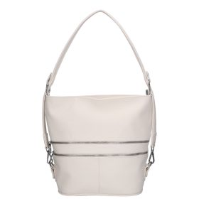 Karen 2452 fehér rostbőr táska