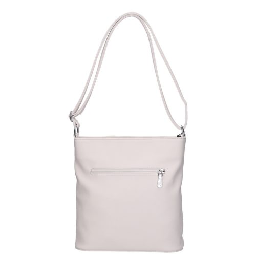 Karen N 157 fehér virág rostbőr táska