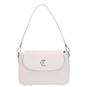 Karen 1744 fehér rostbőr táska