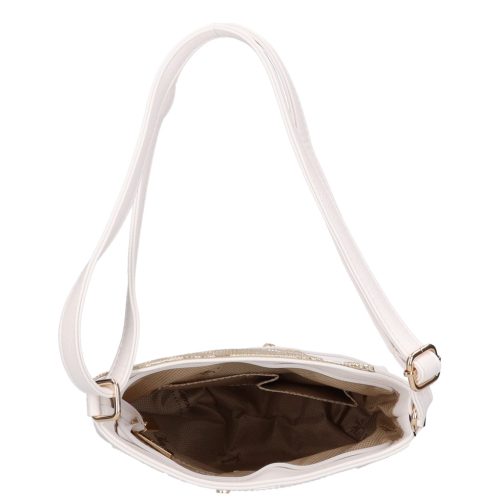 Karen 1748 fehér rostbőr táska