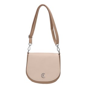 Karen 2497 drapp bézs rostbőr táska