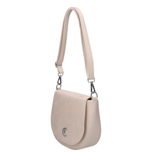 Karen 2497 bézs rostbőr táska