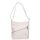 Karen D 704 fehér rostbőr táska