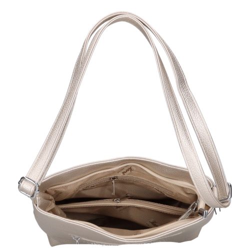 Karen D 704 fehér rostbőr táska