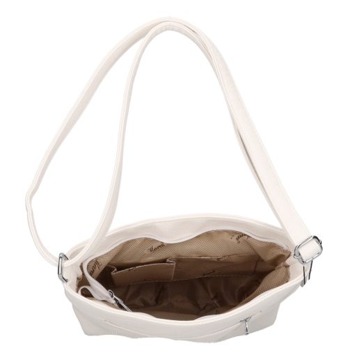 Karen 9550 bézs rostbőr táska