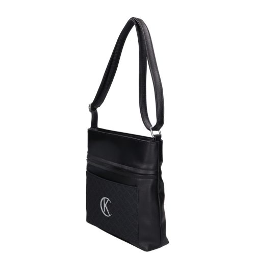 Karen 9550 fekete rostbőr táska