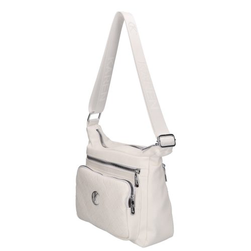 Karen 1750 fehér rostbőr táska