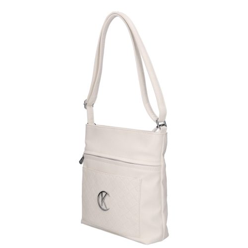 Karen 9550 fehér rostbőr táska