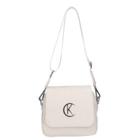 Karen D 527 fehér DK rostbőr táska
