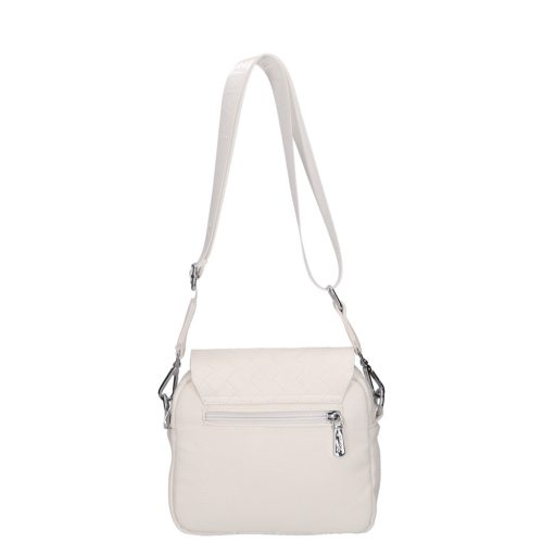 Karen D 527 fehér DK rostbőr táska