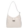 Karen D 698 fehér rostbőr táska