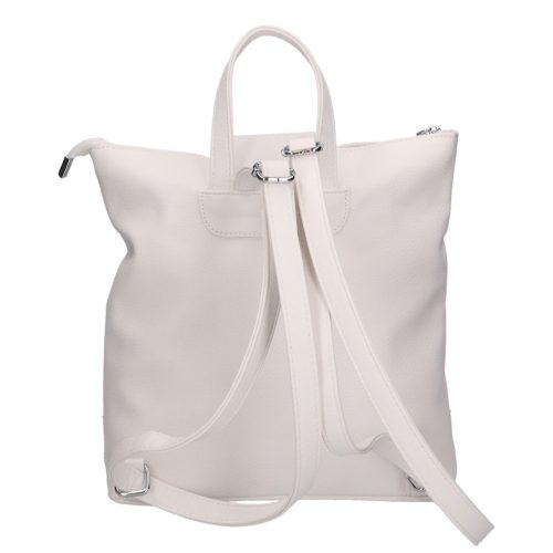 Karen D 703 fehér rostbőr táska