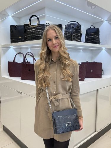 Karen 9358 bronz rostbőr női táska