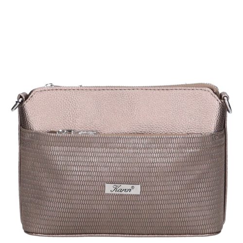 Karen 9358 bronz rostbőr női táska