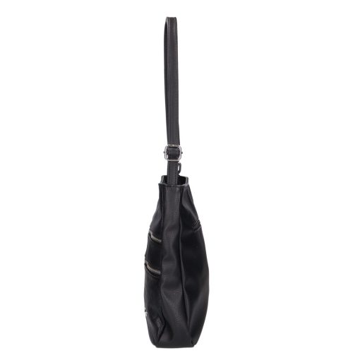 Karen 2447 fekete rostbőr női táska