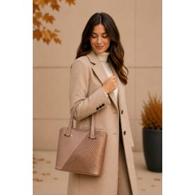 Karen 2540 drapp bronz rostbőr női táska