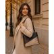 Karen 9552 fekete bronz rostbőr női táska