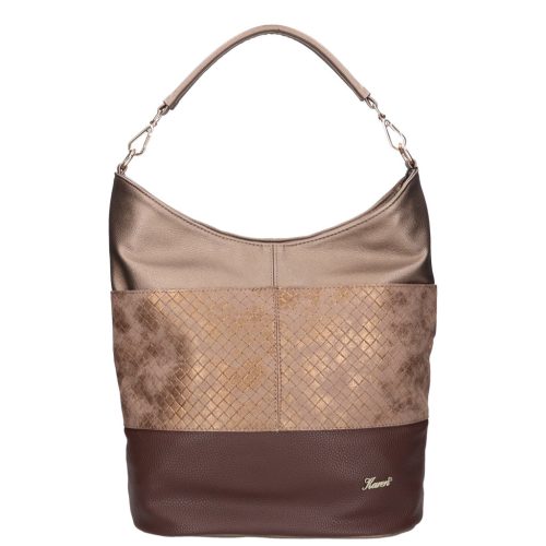 Karen D 207 barna bronz rostbőr női táska