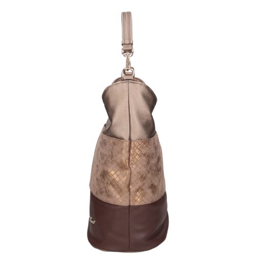 Karen D 207 barna bronz rostbőr női táska