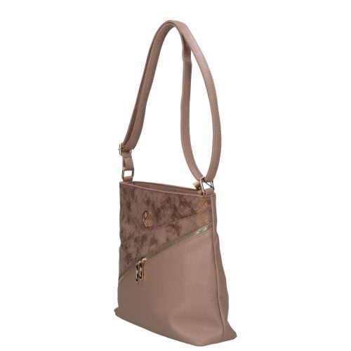 Karen 2551 drapp bronz rostbőr női táska